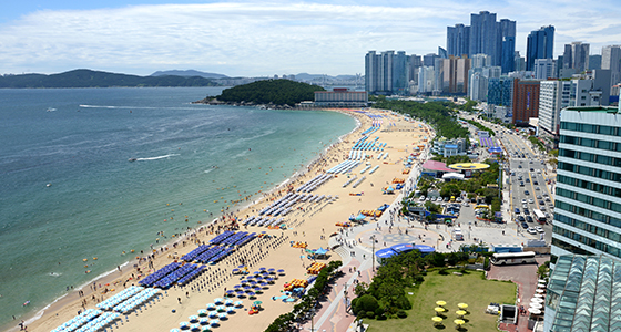 海云台海水浴?